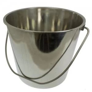 Toolzone 12 Litre Heavy Duty Stainless Steel Bucket