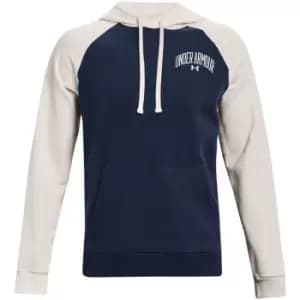 Under Armour Armour Rival Colourblock Hoodie Mens - Blue