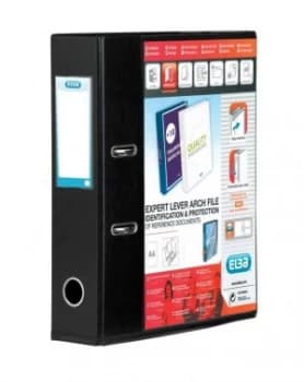 Elba Vision A4 Lever Arch File 70mm Black 100080896