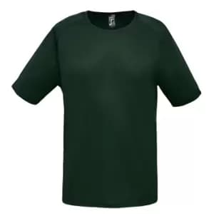 SOLS Mens Sporty Short Sleeve Performance T-Shirt (L) (Forest Green)