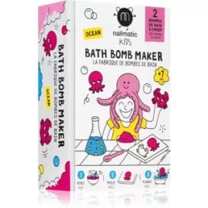Nailmatic Bath Bomb Maker set for fizzy bath bombs Ocean