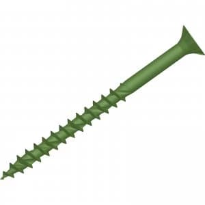 Forgefix Countersunk Torx Decking Screws Green 4.5mm 50mm Pack of 600