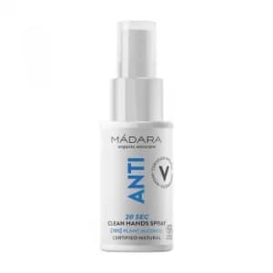 MADARA ANTI Clean hands spray with alcohol (70%) 50ml