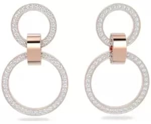 Swarovski 5636502 Hollow Hoop Earrings Rose Gold Tone Jewellery