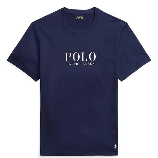 Ralph Lauren Box Logo T Shirt - Blue L
