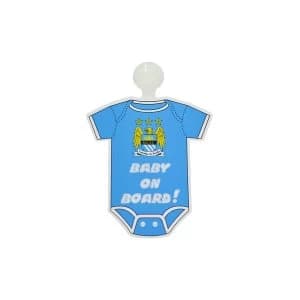Manchester City FC Baby On Board Sign