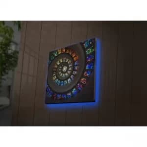 4040DACT-49 Multicolor Decorative LED Lighted Canvas Painting