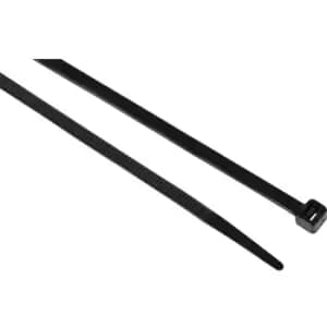 Edison Black Cable Ties 7.6X200MM (Pk-100)