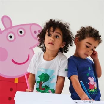 Regatta Peppa Pig Organic Cotton T-Shirt - White