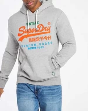 Superdry Vintage Label Tri Colour Hoodie