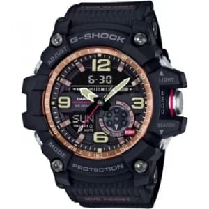 Mens Casio G-Shock Mudmaster Master Of G Vintage Black And Alarm Chronograph Watch