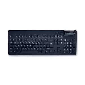 Cherry AKC8200 Hygiene Keyboard with Integrated Smartcard Reader Black