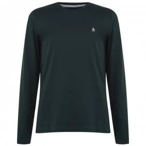 Original Penguin Long Sleeve Tee - Spruce Grn 372