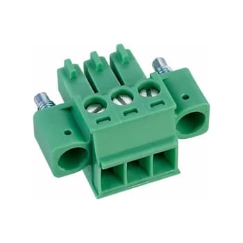 1847068 MC 1,5/ 3-STF-3,5 3 Way Screw Plug PCB Connector 8A 3.5 - Phoenix Contact