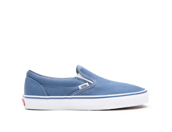 Vans Classic Slip On Kids Color Theory Checkerboard Dusty Blue, 13 Youth