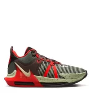 Nike Lebron Witness 7, Black/Barely Volt-Bright Crimson, Male, All Basketball Performance, DM1123-002