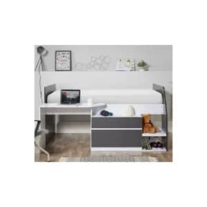 Tillie Cabin Bed with Desk, Shelves and Drawers