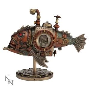 Sub Piranha Steampunk Ornament