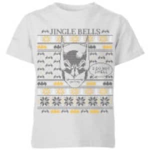 Batman I Do Not Smell Kids Christmas T-Shirt - Grey - 11-12 Years