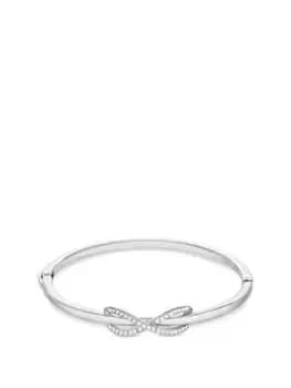 Jon Richard Jon Richard Silver Plated Infinity Bangle Bracelet