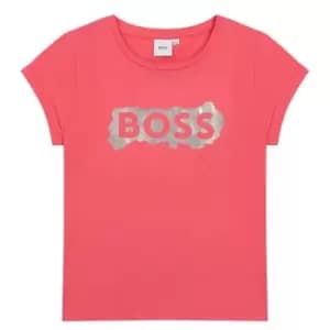 Boss Logo T Shirt - Pink