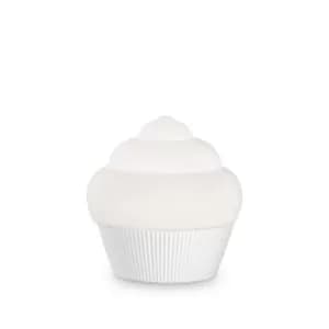Cupcake 1 Light Table Light White, E27