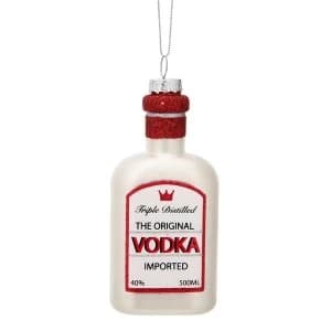 Sass & Belle Vodka Bottle Shaped Bauble