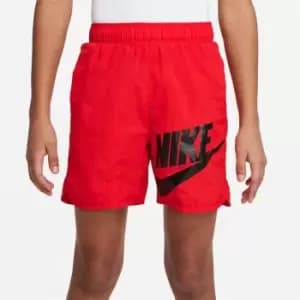 Nike Sportswear Big Kids Woven Shorts Junior Boys - Red