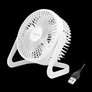 LogiLink USB Fan, 15.24cm 6", white
