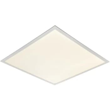 Saxby Stratus - Recessed Panel Light 4000K 40W White Paint & Opal Polycarbonate