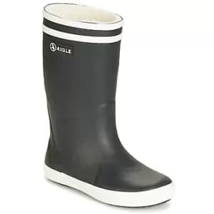 Aigle LOLLY POP FUR boys's Childrens Wellington Boots in Blue. Sizes available:7 toddler,7.5 toddler,8.5 toddler,9 toddler,10 kids,11 kids,11.5 kids,1