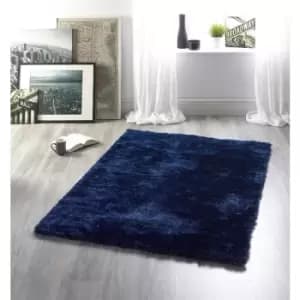Shimmer Indigo 120cm x 170cm Rectangle - Blue