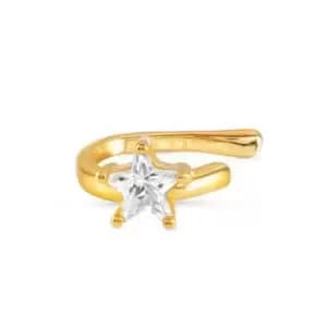 Nomination Sentimental Gold Plated Star CZ Ear Cuff