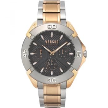 Versus Versace Black And Two Tone 'Versus Rue Oberkampf' Mens Watch - VSP1W0819