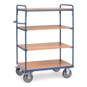 Slingsby Melamine Shelved Trolley 1500MM High With 4 x 600MM Deep Shelves