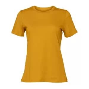 Bella + Canvas Womens/Ladies Jersey Short-Sleeved T-Shirt (L) (Mustard Yellow)