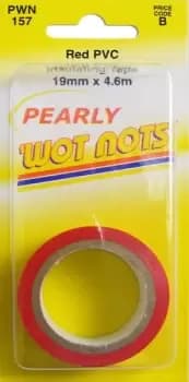 PVC Insulation Tape - Red - 19mm x 4.6m PWN157 WOT-NOTS