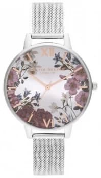 Olivia Burton Womens British Blooms Stainless Steel Watch