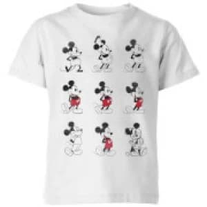 Disney Evolution Nine Poses Kids T-Shirt - White - 11-12 Years
