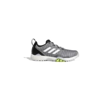 adidas CODECHAOS Golf Shoes - Grey3/White/Green - 8