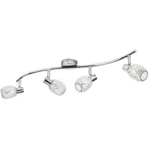Philips Deltoid 4x G9 Ceiling Spotlight Bar Chrome - 915005221101