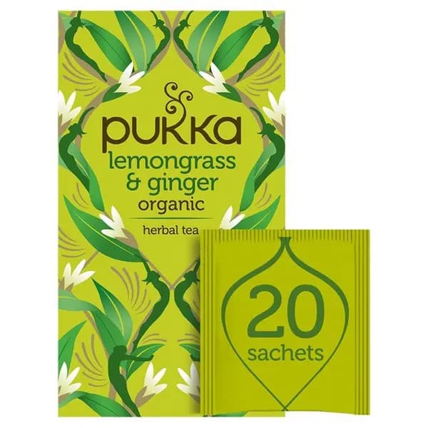 Pukka Lemongrass & Ginger Tea 20 Bags
