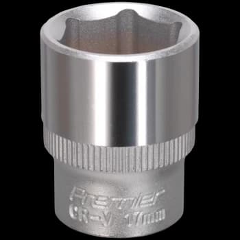 Sealey 3/8" Drive Hexagon WallDrive Socket Metric 3/8" 17mm