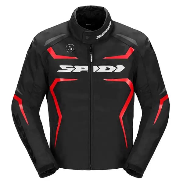 Spidi Sportmaster H2Out Black White Red Motorcycle Jacket 3XL