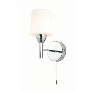 Spa Aquarius Chrome Single Bathroom Wall Light - 25W