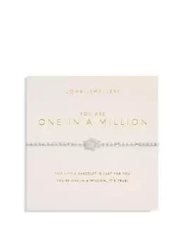 Joma Jewellery FOREVER YOURS YOU ARE ONE IN A MILLION BRACELET, Silver, Women