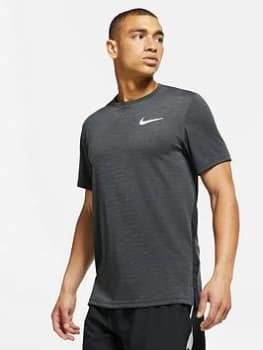 Nike Train Hyper Dri-FIT Veneer T-Shirt - Black/Grey, Size L, Men