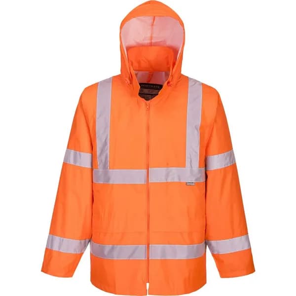 Portwest Hi Vis Rain Jacket H440ORR6XL Colour: Orange