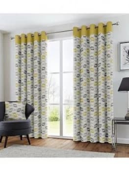 Fusion Copeland Lined Eyelet Curtains