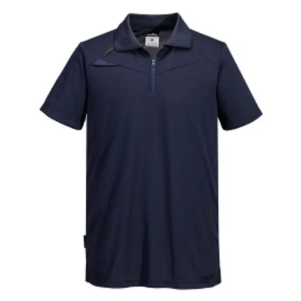 Portwest DX4 Short Sleeve Polo Shirt DX410ANRM Colour: All Navy